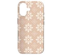 Custodia per iPhone 17 Beige Cream Soft Tan Sandy Moroccan Mosaic Tile Pattern