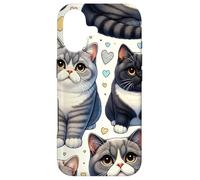 Custodia per iPhone 17 Bellissimo modello di gatti carino gattini britannici a pelo corto