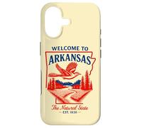 Custodia per iPhone 17 Benvenuti in Arkansas Design Vintage per Amanti della Natura