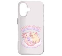 Custodia per iPhone 17 Besties Axolotl Capybara Bubble Tea Carino Kawaii Anime Animale