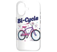 Custodia per iPhone 17 Bi-Cycle Bisessuale Pride Bandiera Colori Bicicletta Pun Design