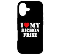 Custodia per iPhone 17 Bichon Frisés I Love My Bichon Frisé