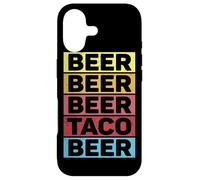 Custodia per iPhone 17 Bière Taco Food Cinco De Mayo Fun Drinking Team Beer Lover