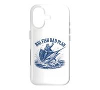 Custodia per iPhone 17 Big Fish Bad Plan Capitano della pesca in acqua salata