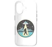 Custodia per iPhone 17 Bigfoot Abduction! Vintage Sasquatch & UFO Alien Graphic