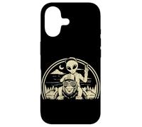Custodia per iPhone 17 Bigfoot Alien Boy Adventure Sasquatch UFO