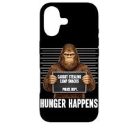 Custodia per iPhone 17 Bigfoot Mugshot sorpreso a rubare snack da campo La fame accade