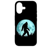 Custodia per iPhone 17 Bigfoot Night Minimalist Full Moon & Trees Sasquatch