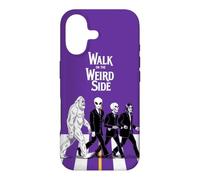 Custodia per iPhone 17 Bigfoot - Scheletro alieno che attraversa la strada Strano Halloween