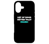 Custodia per iPhone 17 Billy Cane List Of Dogs Better Than Billies