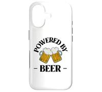 Custodia per iPhone 17 Birra regalo per lui - Powered by Beer - divertente slogan birra