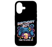 Custodia per iPhone 17 Birthday Boy Time To Level Up Gamer Videogioco 3 Anni