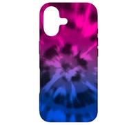 Custodia per iPhone 17 Bisessuale Tie Dye Boho Bi Pride Bandiera Colori Rosa Viola