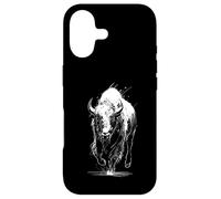 Custodia per iPhone 17 Bison Foresta Animali Natura Selvaggio Motivo Wildlife Disegno Uomini