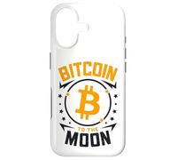 Custodia per iPhone 17 Bitcoin Alla Luna Divertente Crypto
