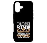 Custodia per iPhone 17 Black King Crown Io sono chi sono Black History Month