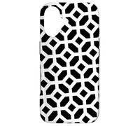 Custodia per iPhone 17 Black-White Art Deco Ornament Decoration Pattern