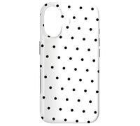 Custodia per iPhone 17 Black-White Dots Simplistic Polka Dots Spotty Dotty Pattern