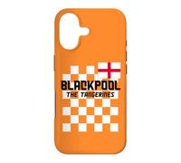Custodia per iPhone 17 Blackpool UK, bandiera inglese, mandarini Blackpool, arancione