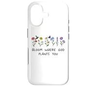 Custodia per iPhone 17 Bloom Where God Plants You Christian Bible Verse Scripture