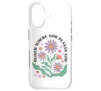 Custodia per iPhone 17 Bloom Where God Plants You Faith Bloom Where You Are Planted