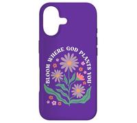 Custodia per iPhone 17 Bloom Where God Plants You Faith Bloom Where You Are Planted