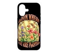 Custodia per iPhone 17 Bloom Where You Are Planted Design vintage floreale