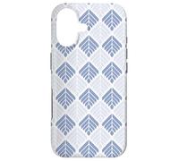 Custodia per iPhone 17 Blue Crops Leaf Petals Winter Freshness Pattern