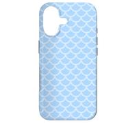 Custodia per iPhone 17 Blue Hollow Armor Arches Geometric Modern Pattern