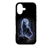 Custodia per iPhone 17 Blue Moon Wolf Mistico Foresta Fantasia Gotica Grafica