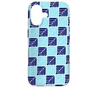 Custodia per iPhone 17 Blue Soft Sky Leaf-Like Petal Pattern