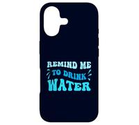 Custodia per iPhone 17 Blue Wavy Ricordami di bere acqua