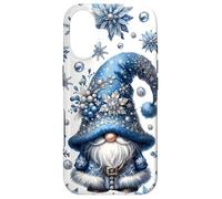 Custodia per iPhone 17 Blue Winter Gnome For Mom Cute Aesthetic Snowflake Patterns