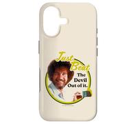 Custodia per iPhone 17 Bob Ross Just Beat The Devil Out of It