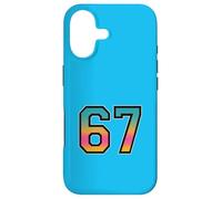 Custodia per iPhone 17 Bold 67 Gradient Numbers - Meme Slang Art per i fan della Gen Alpha