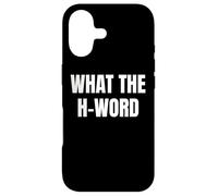 Custodia per iPhone 17 Bold WHAT THE H WORD Design for Fun Loud Bold Attitude Wear
