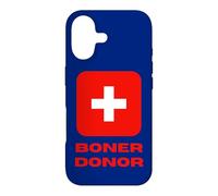 Custodia per iPhone 17 Boner Donor Life Guard Cross Saving vite con umorismo