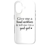 Custodia per iPhone 17 Book Smutt Give Me a Hand Necklace & Tell Me I'm a Good Girl