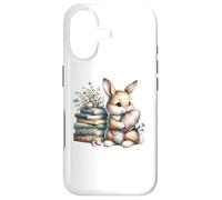 Custodia per iPhone 17 Bookish Easter Bunny Reading Book Every Bunny Loves to Read