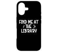 Custodia per iPhone 17 Bookish Teacher Book Lovers Librarian Find Me at the Library