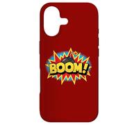 Custodia per iPhone 17 Boom Pop Art Esplosione Retrò Comico Supereroe Suono Parola Vibe