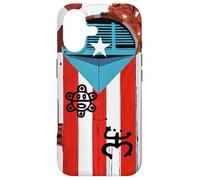 Custodia per iPhone 17 Boricua Pride Cover con bandiera del Porto Rico Coqui Sun Taíno
