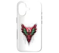 Custodia per iPhone 17 Born From Chaos Fenice - Vintage Edgy Y2K Backprint Graffiti