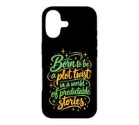 Custodia per iPhone 17 Born to Be a Plot Twist in un mondo di storie prevedibili