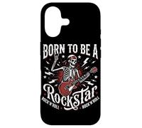 Custodia per iPhone 17 Born To Be A Rockstar Rock N Roll Rock Band Chitarrista Punk