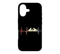 Custodia per iPhone 17 Braccio di ferro Battito cardiaco Linea Retro Pulse