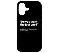 Custodia per iPhone 17 British Translation: "Do You Want The Last One"