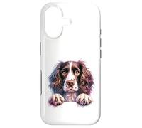 Custodia per iPhone 17 Brittany English Springer Spaniel Cocker Spaniel Dog Face