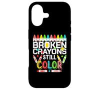 Custodia per iPhone 17 Broken Crayons Still Color Mental Health Awareness Men Women