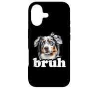 Custodia per iPhone 17 Bruh Bro Kids Blue Merle Australian Shepherd Lover